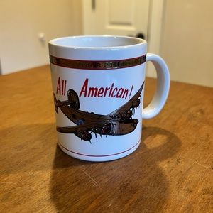 B-24 LIBERATOR ALL AMERICAN CONSOLIDATED 22kt Gold Kapan Coffee Cup Mug
